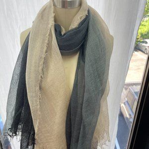 Free People Karma Travel Scarf  Blue